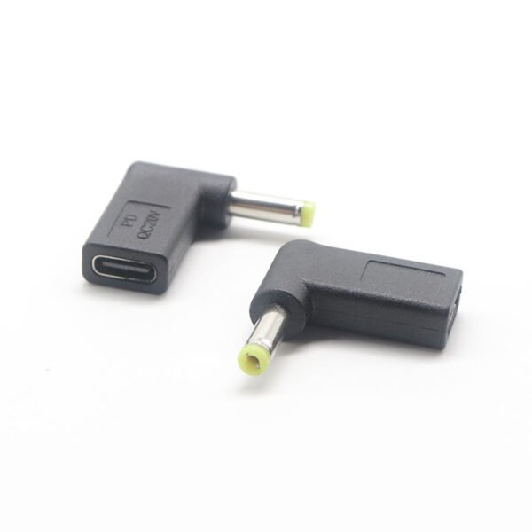 PD USB-C Female to DC Jack Converter – 19V / 19.5V / 20V Adapter for Laptop Charging via PD Charger