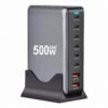 H672b2d0911a54596a63f966b517b8e9fG.jpg 500W Fast Charging Station – 8-Port USB Multi-Device Charger with PD 3.0 & Quick Charge 3.0