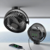 Magnetic Rechargeable 6-Inch USB Electric Air Cooling Fan – 12000mAh Power Bank, Portable for Desk, Car, Dormitory & Outdoor Use