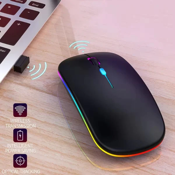 sg-11134201-7rdwd-mbtdw8jw0aclc9.webp Wireless Mouse 2.4GHz USB Receiver Optical Adjustable Silent Rechargeable Mouse for PC & Laptop